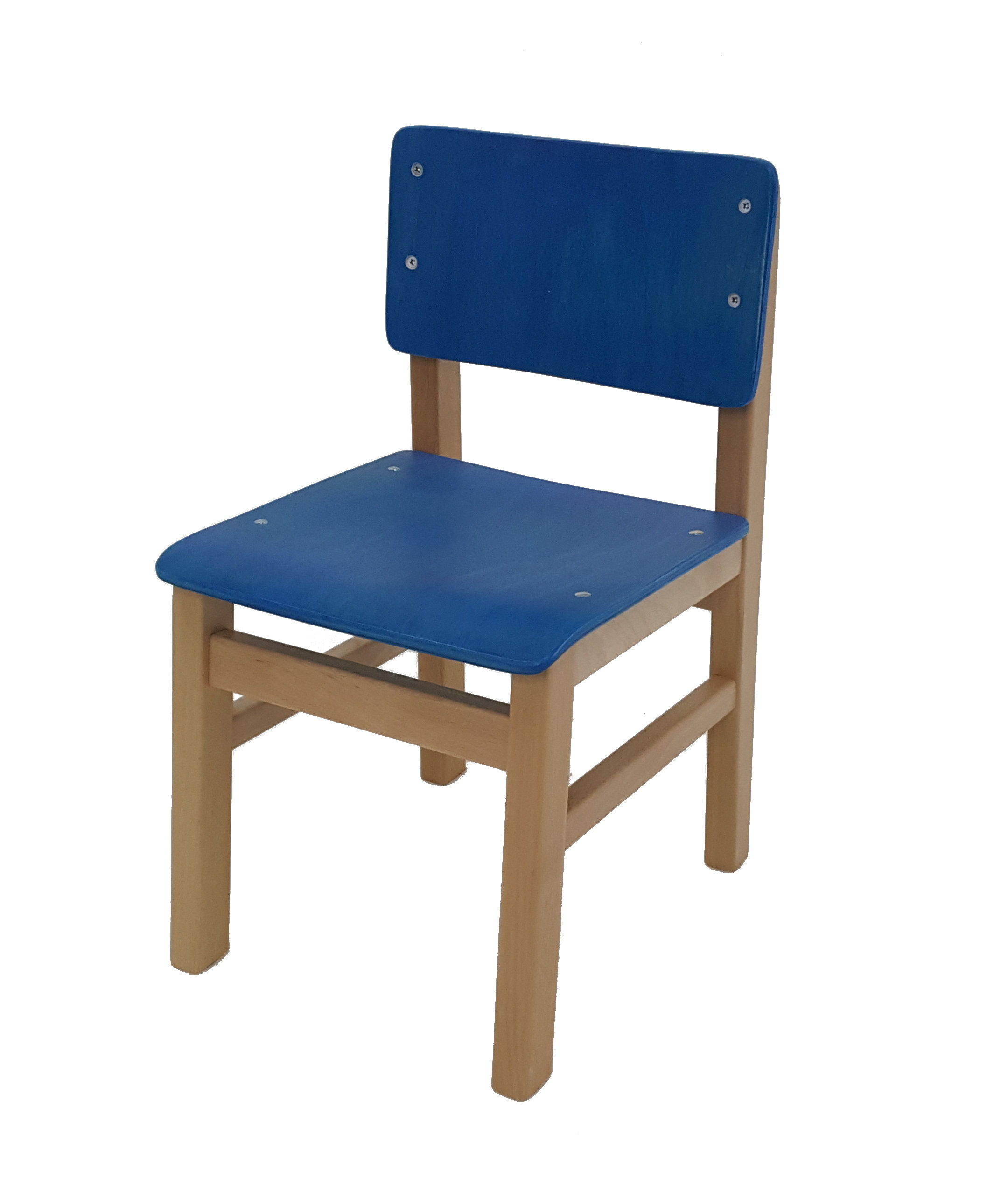 כיסא גן רגל עץ בוק צבעוני - תמונה מספר 3