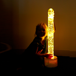עמוד בועות אינטראקטיבי 1.95 מטר LED - תמונה מספר 4