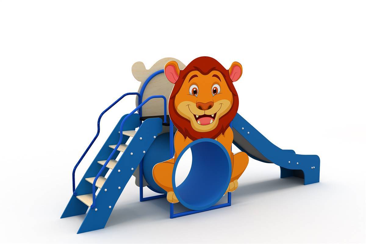 סדרת דמויות מצויירות לפעוטות: אריה+ מנהרה - תמונה מספר 2