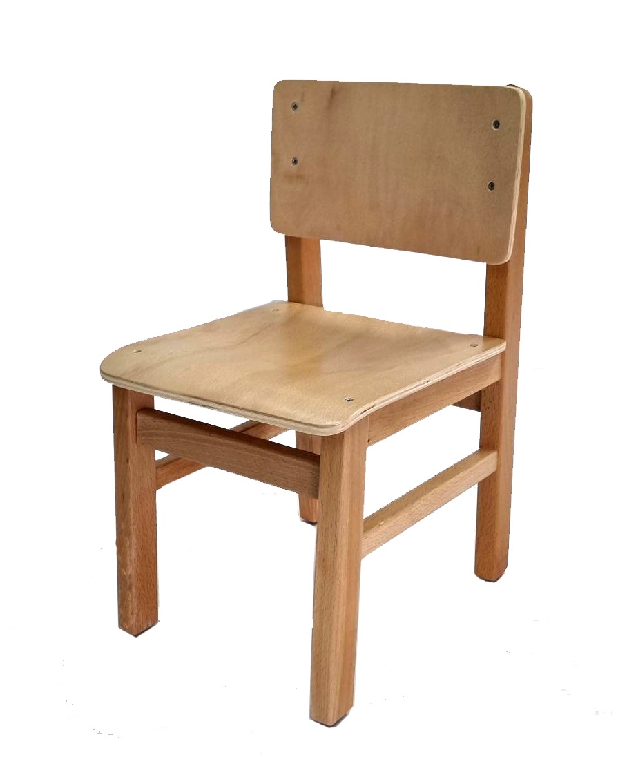 כיסא גן רגל עץ