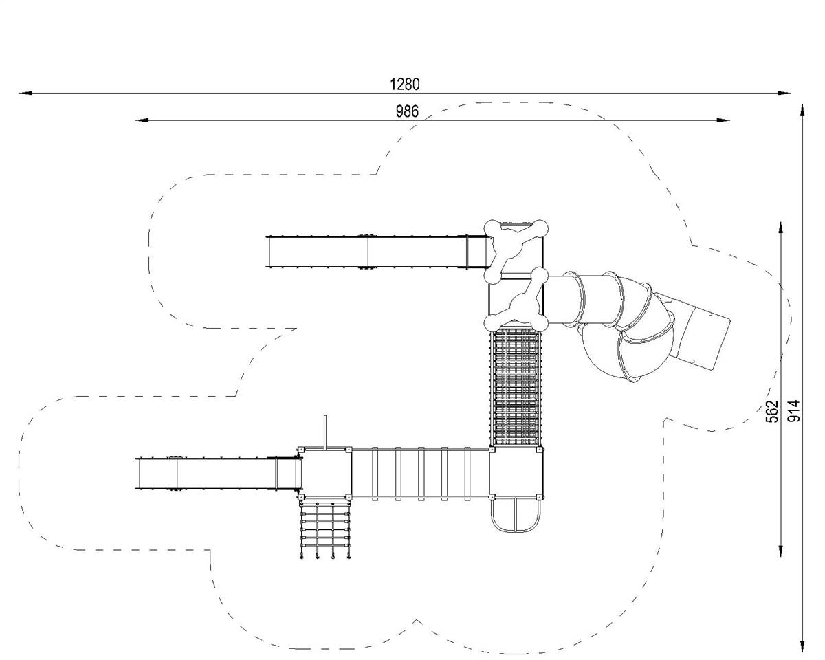 ST  - מתקן משולב נגיש - Dynamic Tower סדרת אורבן: 8.0 - תמונה מספר 2