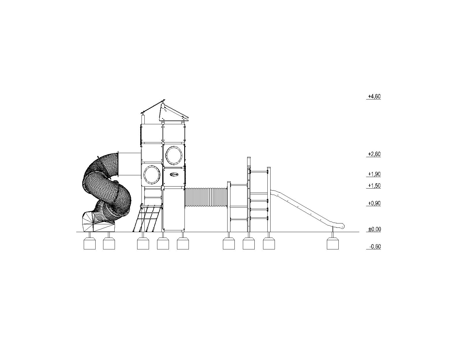 מתקן משולב רב פעילות ST - LIGHTHOUSE SET - תמונה מספר 3