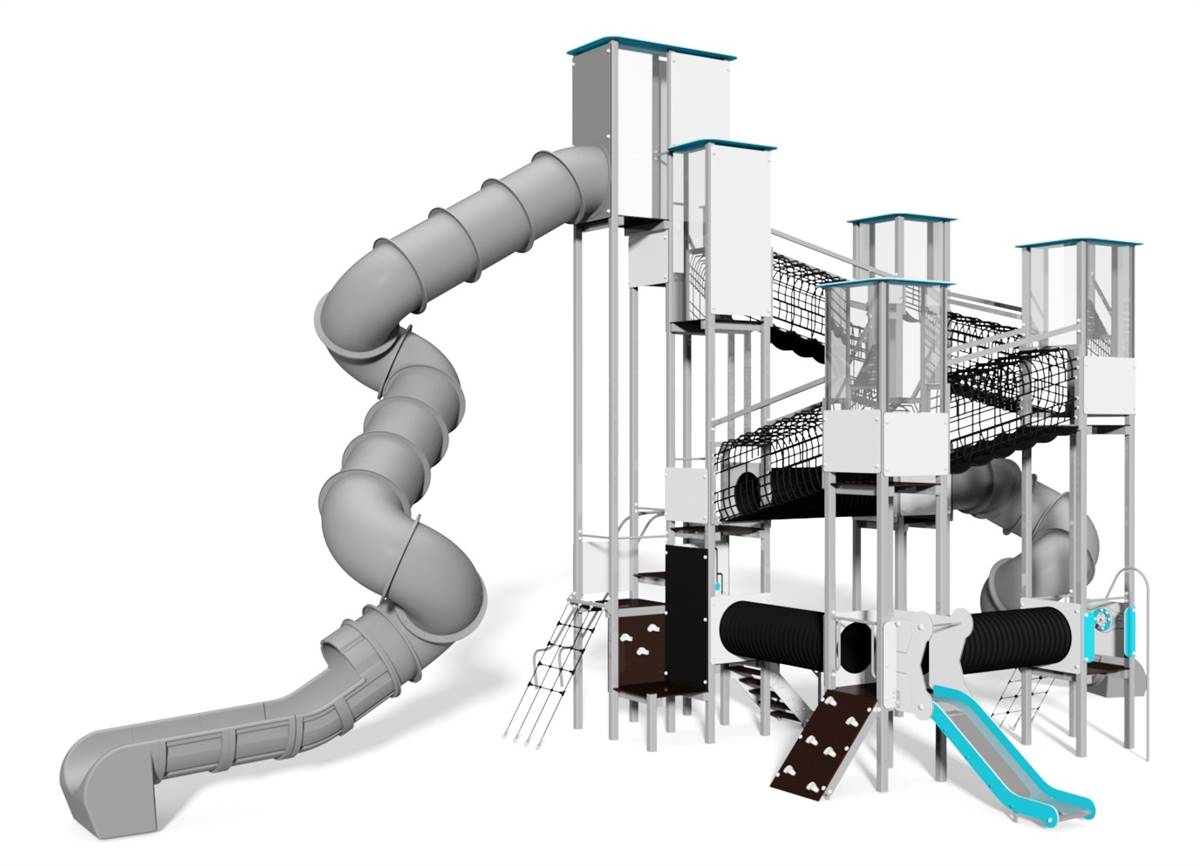 ST - מתקן משולב נגיש - Dynamic Tower סדרת אורבן: 10.0 - תמונה מספר 2
