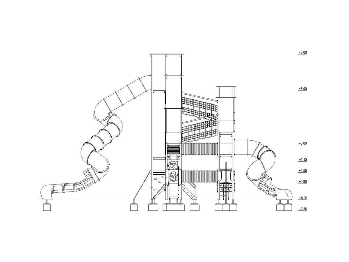 ST  - מתקן משולב נגיש - Dynamic Tower סדרת אורבן: 10.0 - תמונה מספר 6