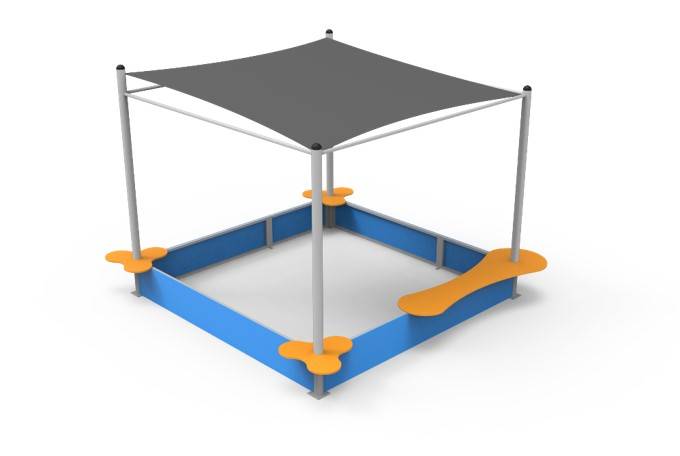 ארגז חול מעוצב 2X2 - תמונה מספר 1