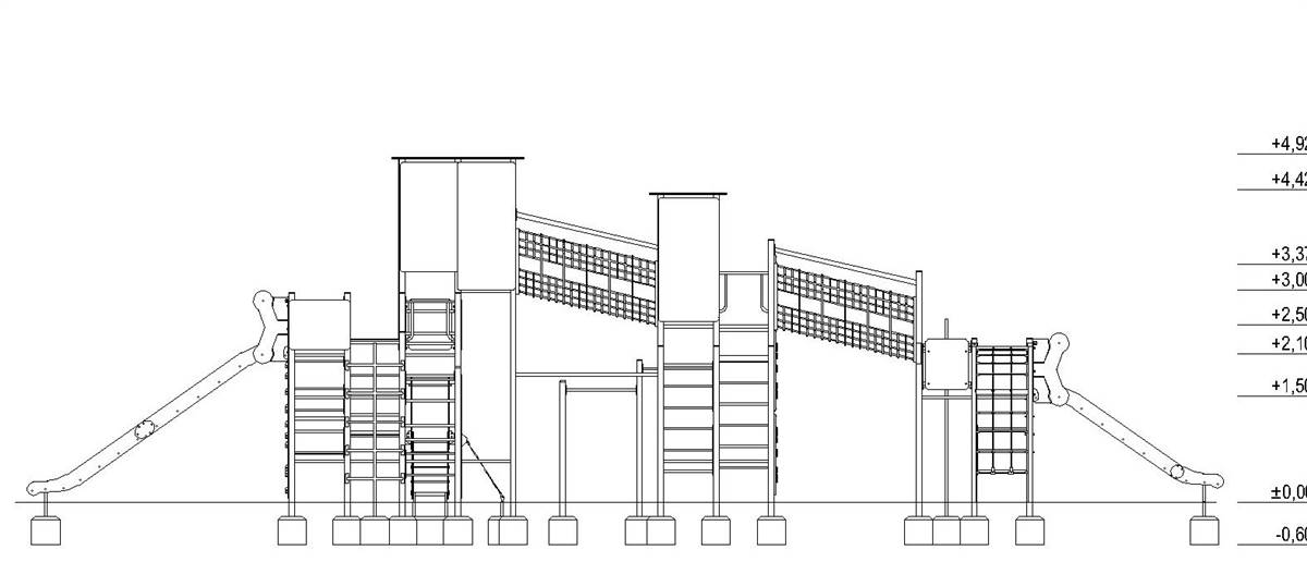 ST - מתקן משולב נגיש - Dynamic Tower סדרת אורבן: 5.0 - תמונה מספר 3