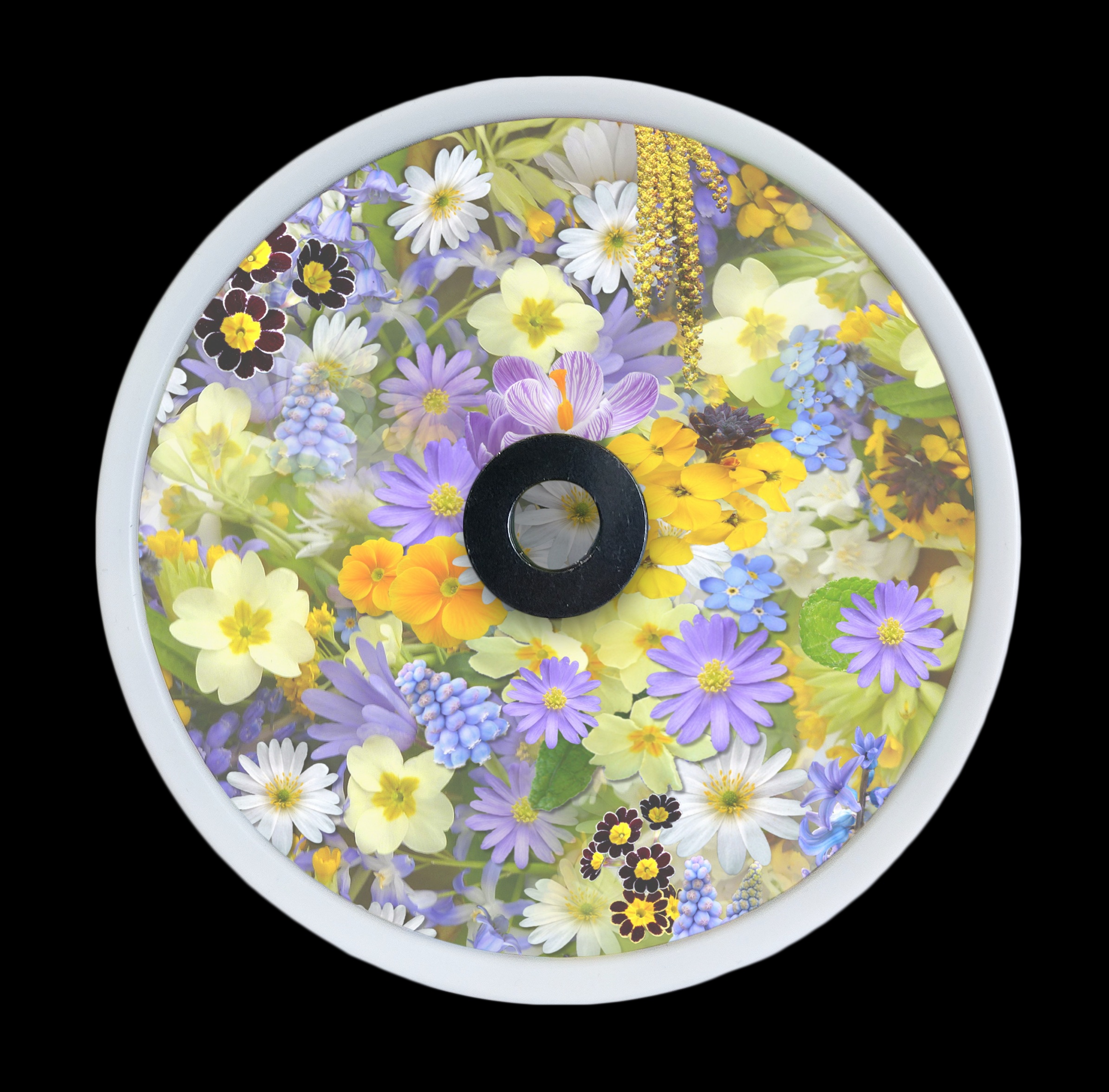 גלגל אפקטים דגם פרחים - תמונה מספר 1