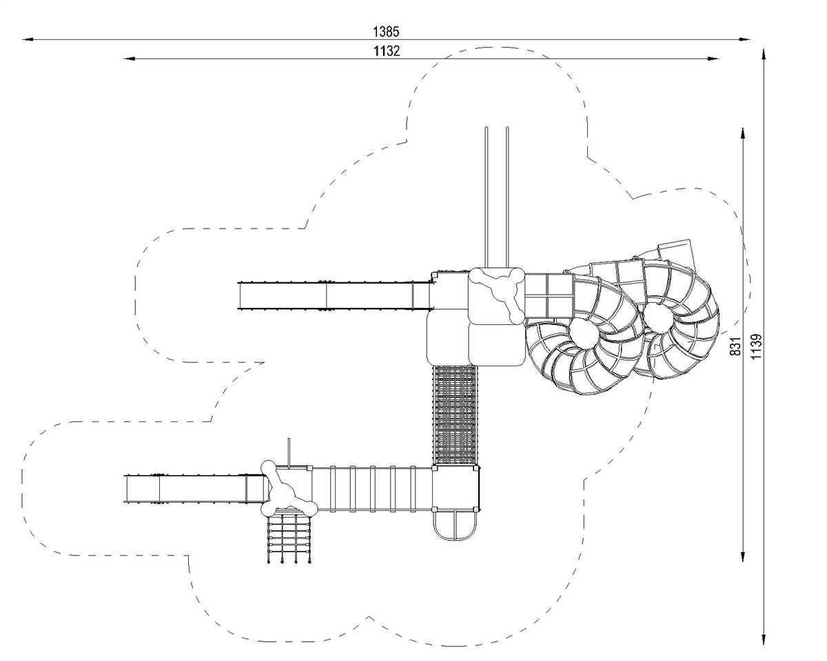 ST - מתקן משולב נגיש - Dynamic Tower סדרת אורבן: 9.0 - תמונה מספר 3
