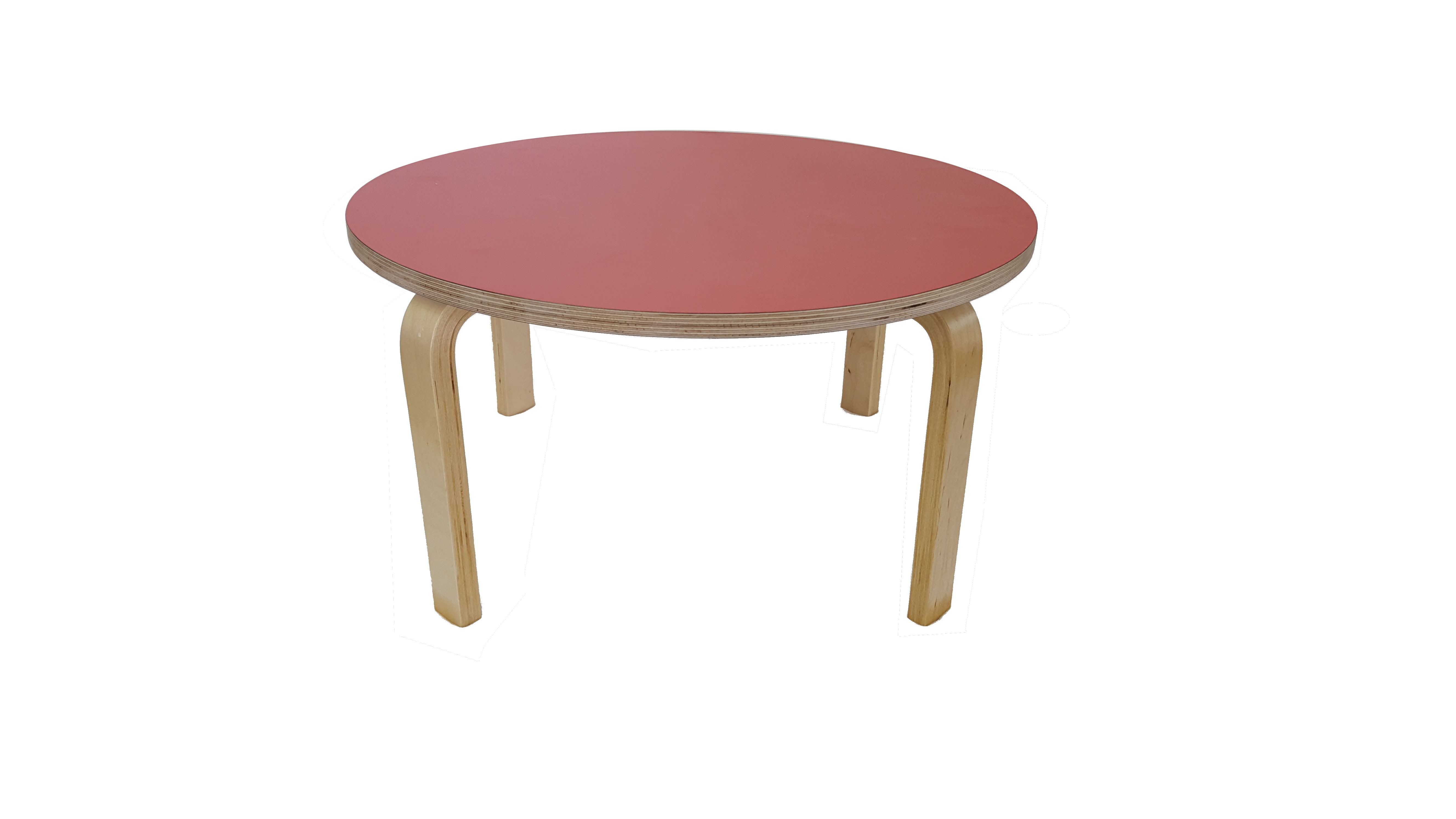 שולחן בובה עגול מעץ נמוך - תמונה מספר 1